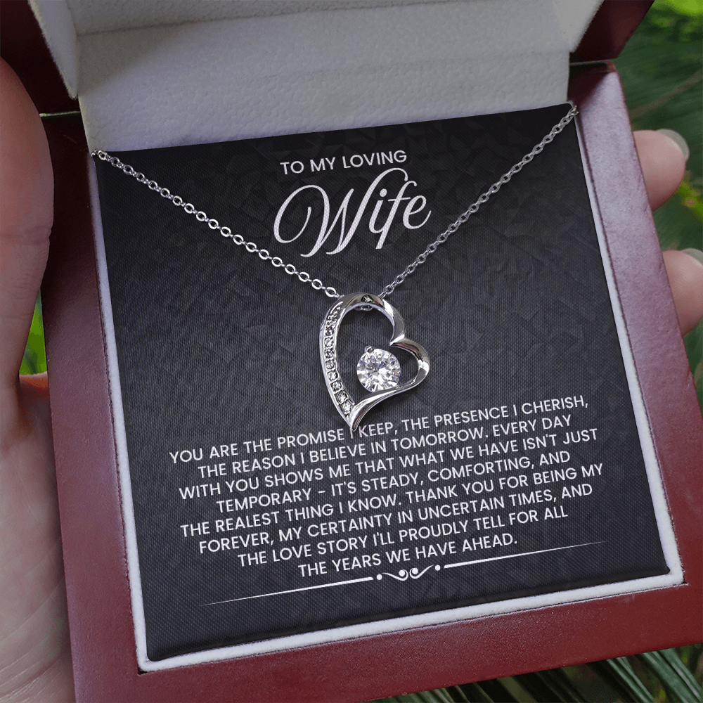 You Are The Promise I Keep The Presence I Cherish - Necklace for Wife