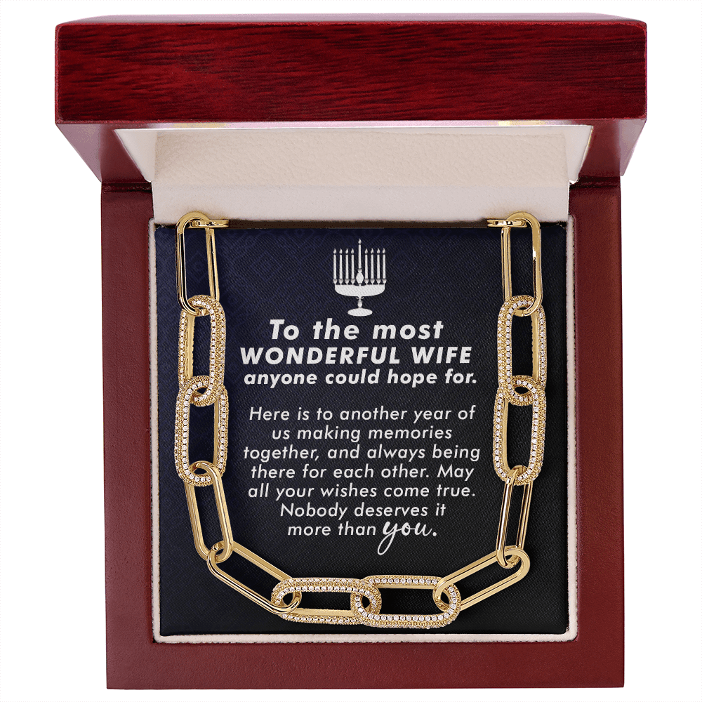 To The Most Wonderful Wife Anyone Could Hope For - Chain Necklace