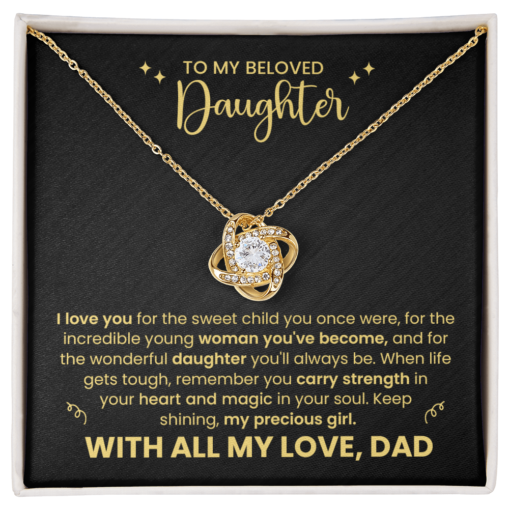I Love You For The Sweet Child You Once Were - Necklace for Daughter