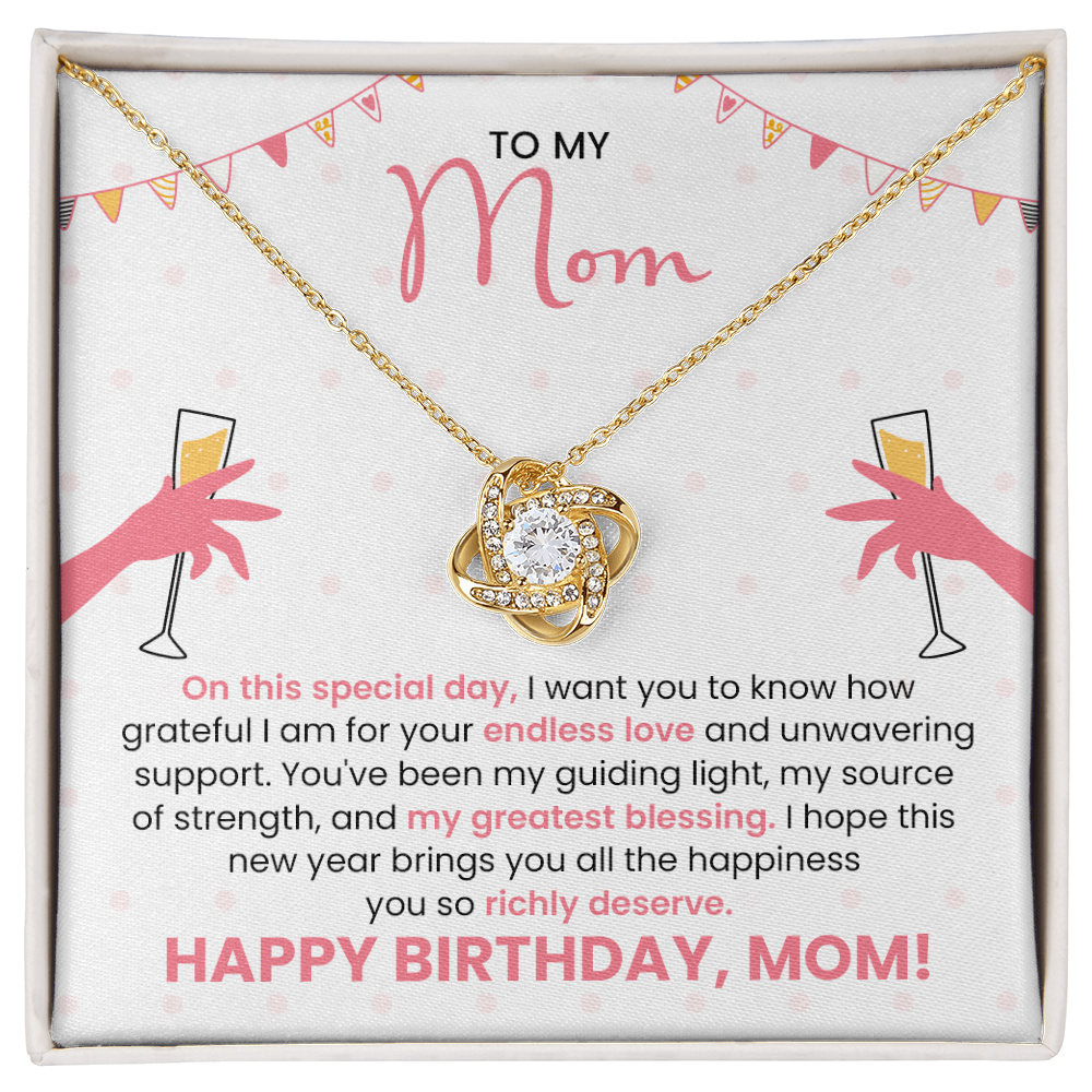 On This Special Day, I Want You to Know How Grateful - Necklace for Mom's Birthday