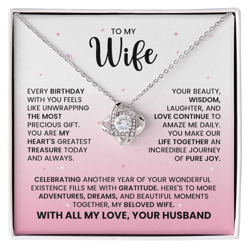 Every Birthday With You Feels Like Unwrapping - Necklace for Birthday