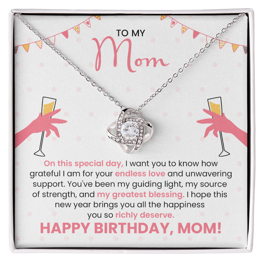 On This Special Day, I Want You to Know How Grateful - Necklace for Mom's Birthday