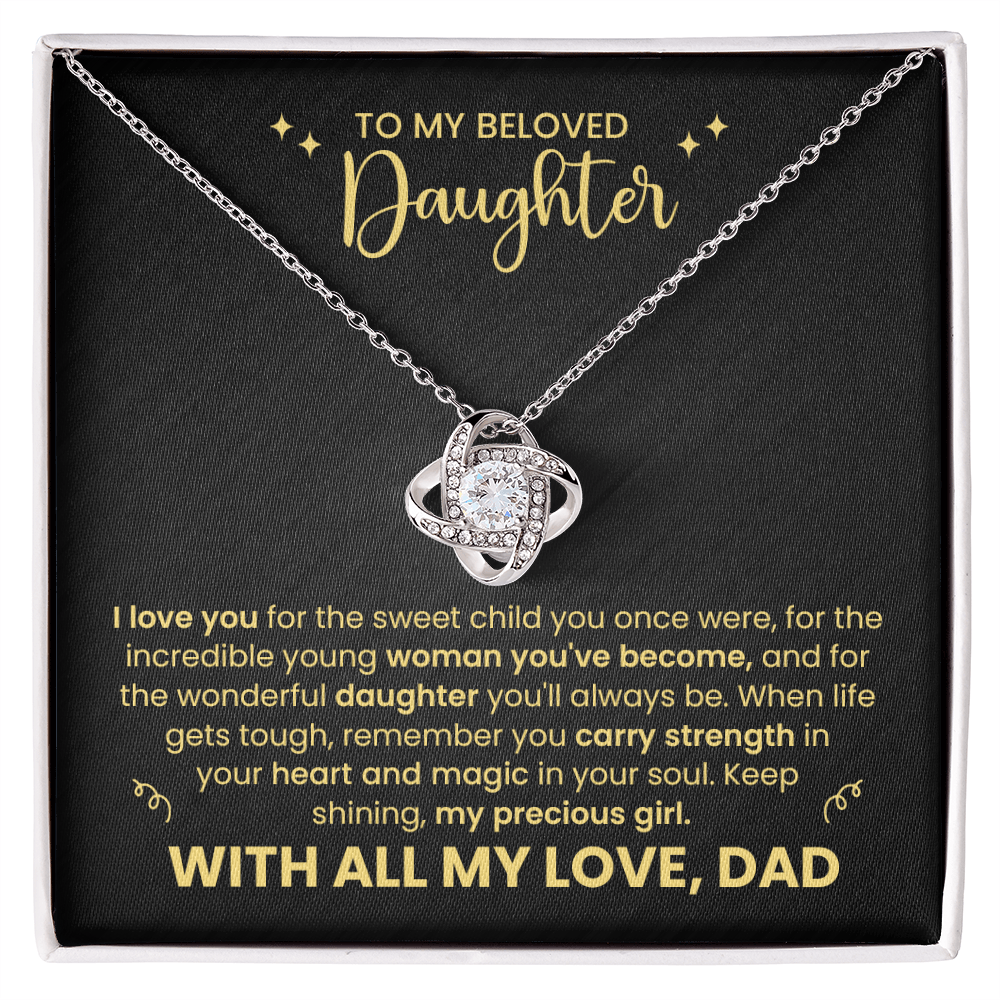I Love You For The Sweet Child You Once Were - Necklace for Daughter
