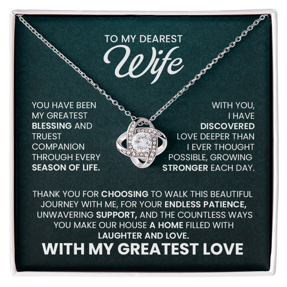 You Have Been My Greatest Blessing - Necklace for Wife