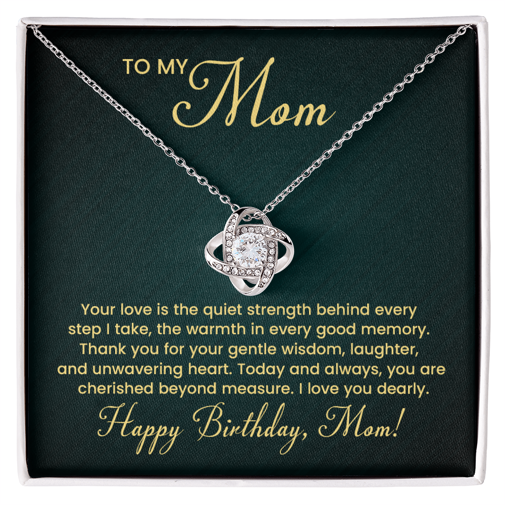 Your Love is The Quiet Strength Behind Every Step - Necklace for Mother