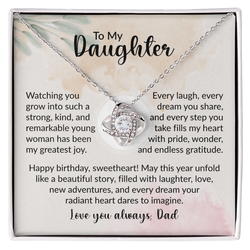 Watching You Grow Into Such A Strong - Necklace for Daughter
