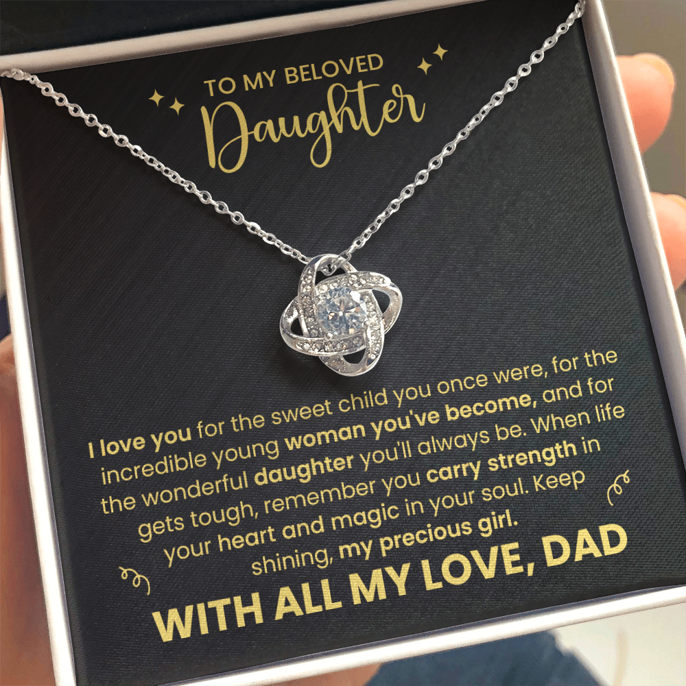 I Love You For The Sweet Child You Once Were - Necklace for Daughter