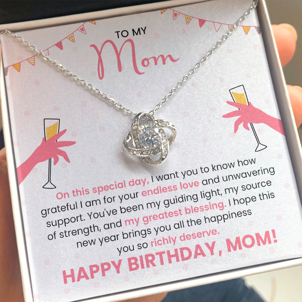 On This Special Day, I Want You to Know How Grateful - Necklace for Mom's Birthday