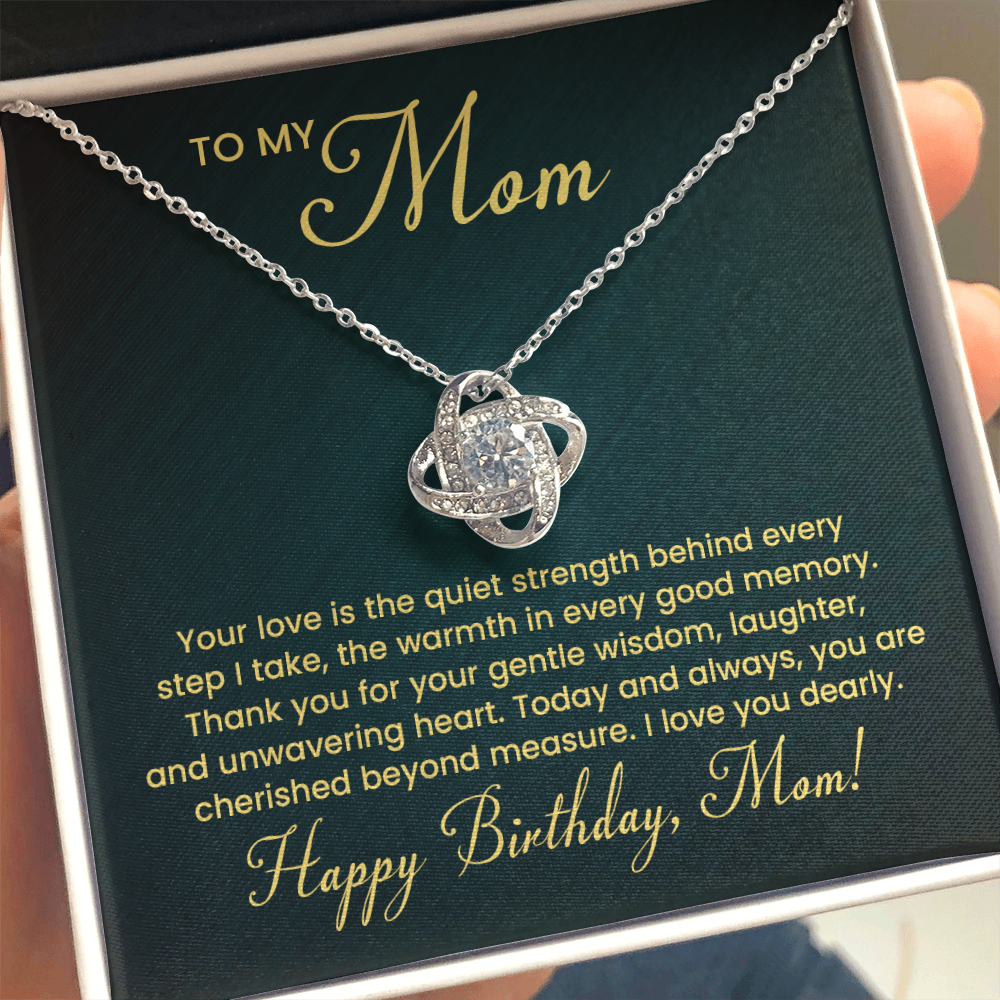 Your Love is The Quiet Strength Behind Every Step - Necklace for Mother