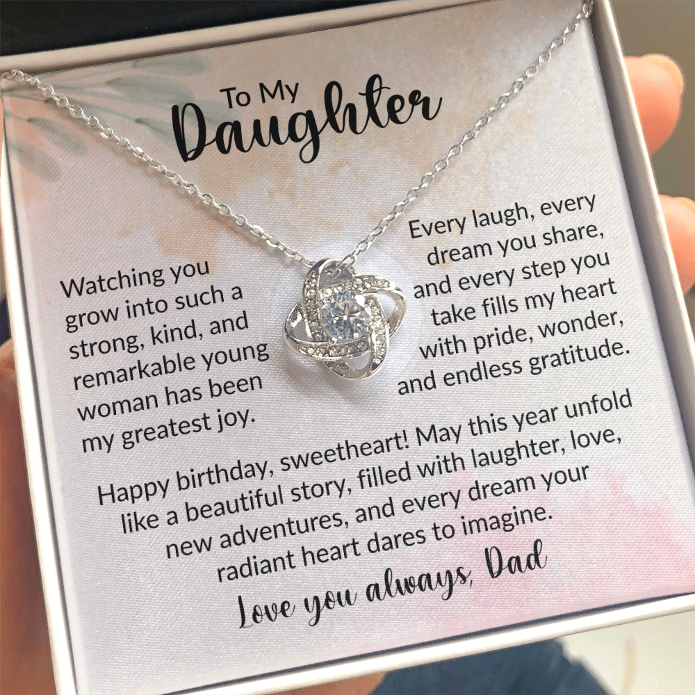 Watching You Grow Into Such A Strong - Necklace for Daughter