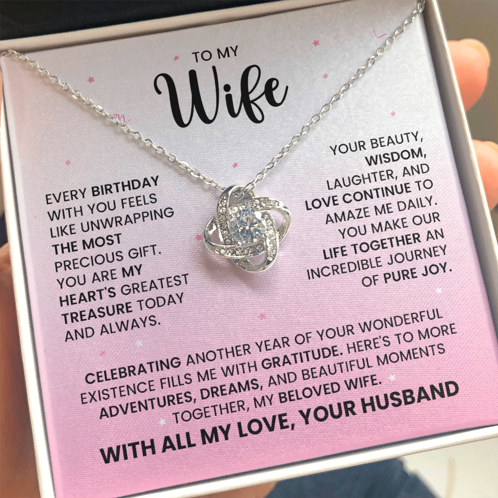 Every Birthday With You Feels Like Unwrapping - Necklace for Birthday