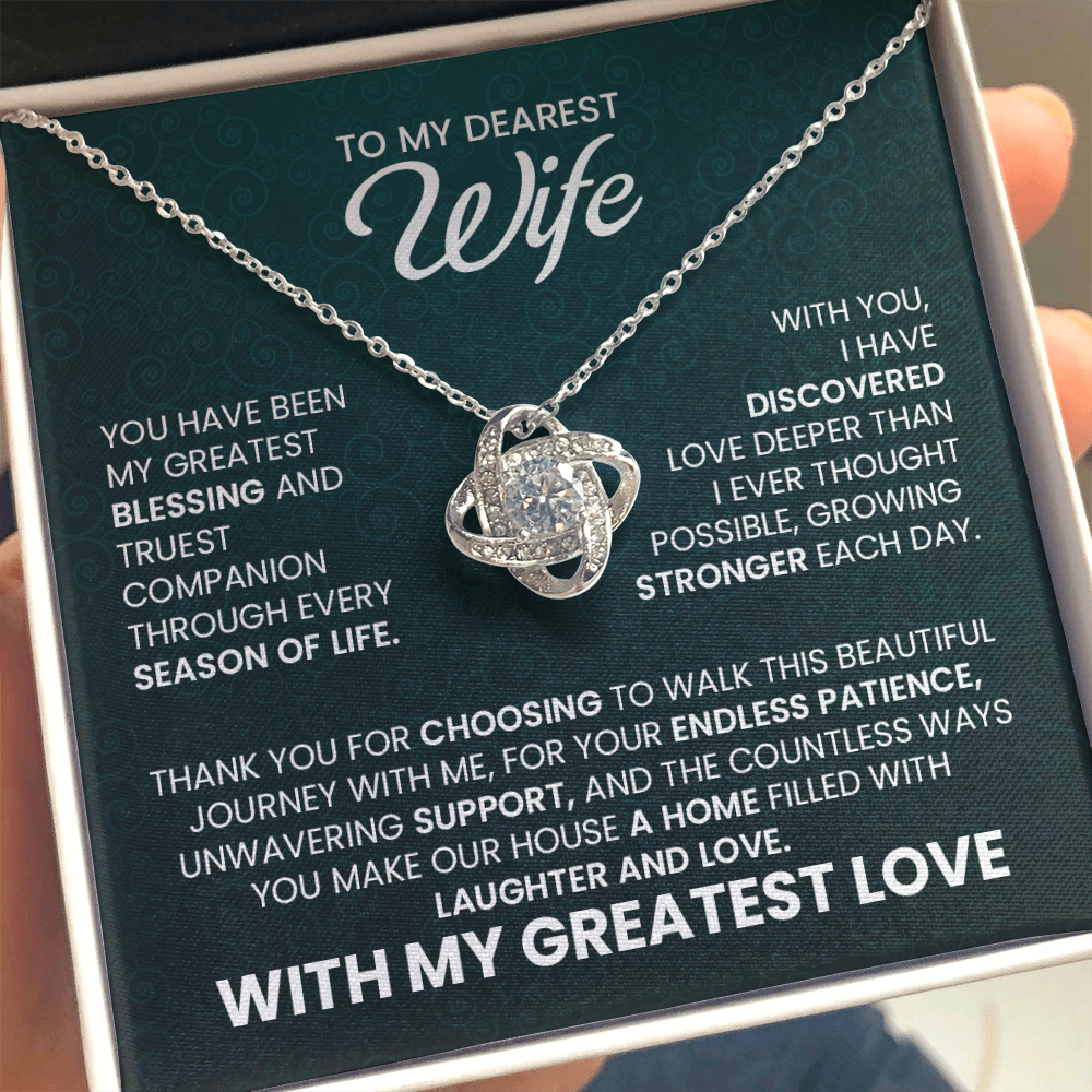 You Have Been My Greatest Blessing - Necklace for Wife