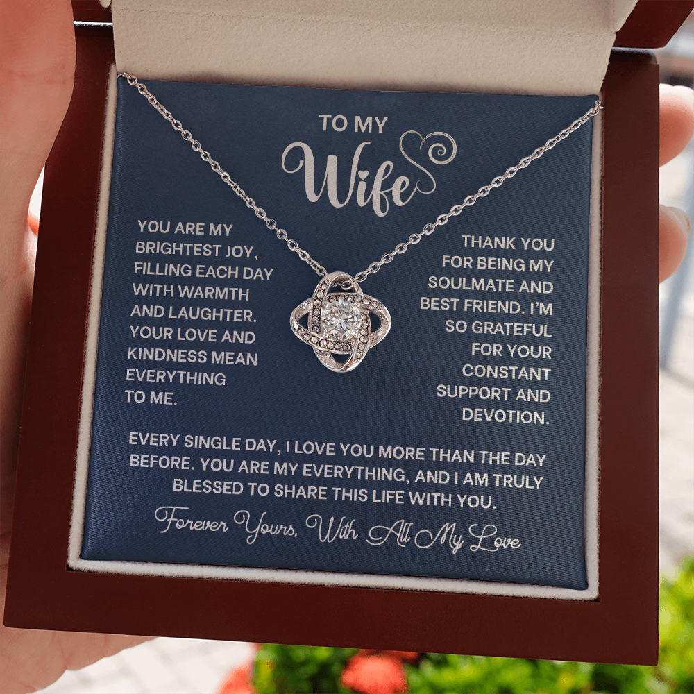 You Are My Brightest Joy Filling Each Day - Necklace For Anniversary, Birthday, Valentine or Christmas