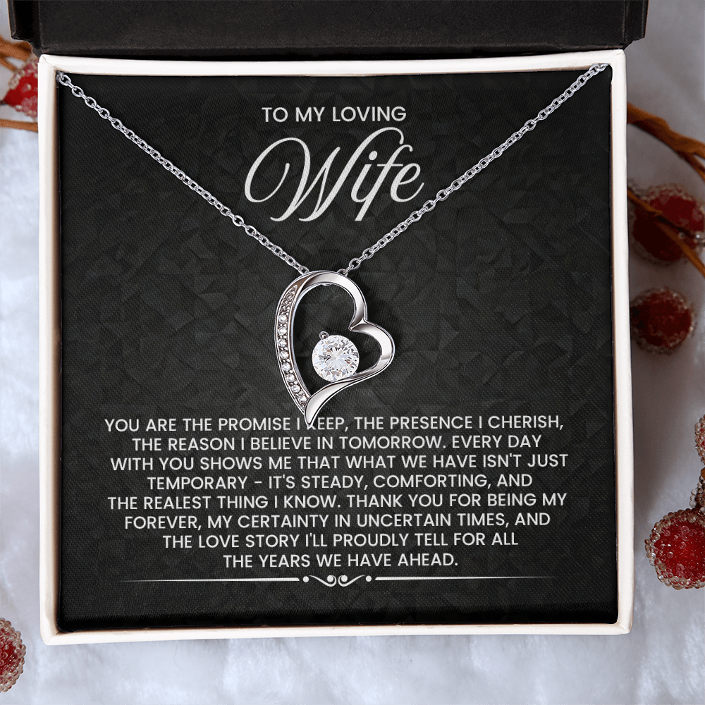 You Are The Promise I Keep The Presence I Cherish - Necklace for Wife